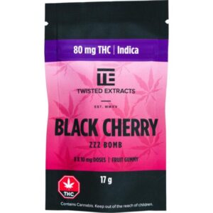 Black Cherry THC Indica Gummies Black Cherry THC Indica Gummies