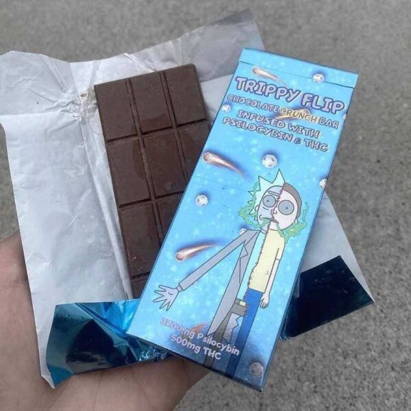 Trippy flip milk chocolate bar